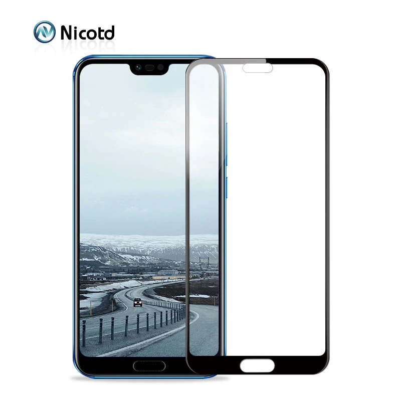 

Nicotd For Huawei Honor 10 Screen Protector Film 9H Full Cover Tempered Glass For Honor View 10 Honor 9 lite 9 8 V9 Glass film