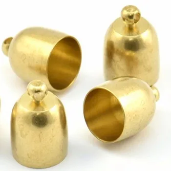 

20p Raw Brass End Cap , - 9.7x13.7 mm - BS-1665