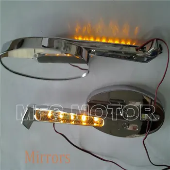 

motorcycle parts turn signal Running Light Mirror For Yamaha YZFR1 R6 FZR600 YZF600R OVAL Shape