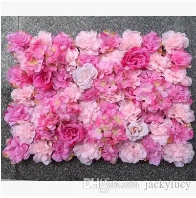 60X40 см романтическая искусственная Роза стена из гортензий для сцена для свадебной вечеринки и украшения фона много цветов