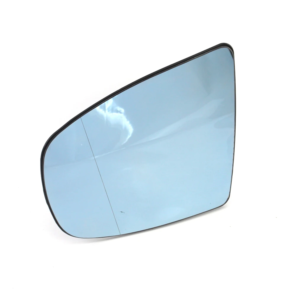 Автомобиля боковой зеркало заднего вида выпуклые Стекло для BMW X5 E70 2008 2009 2010 2011 2012 2013 авто сбоку с подогревом крыло зеркало Стекло - Цвет: Blue Driver Side