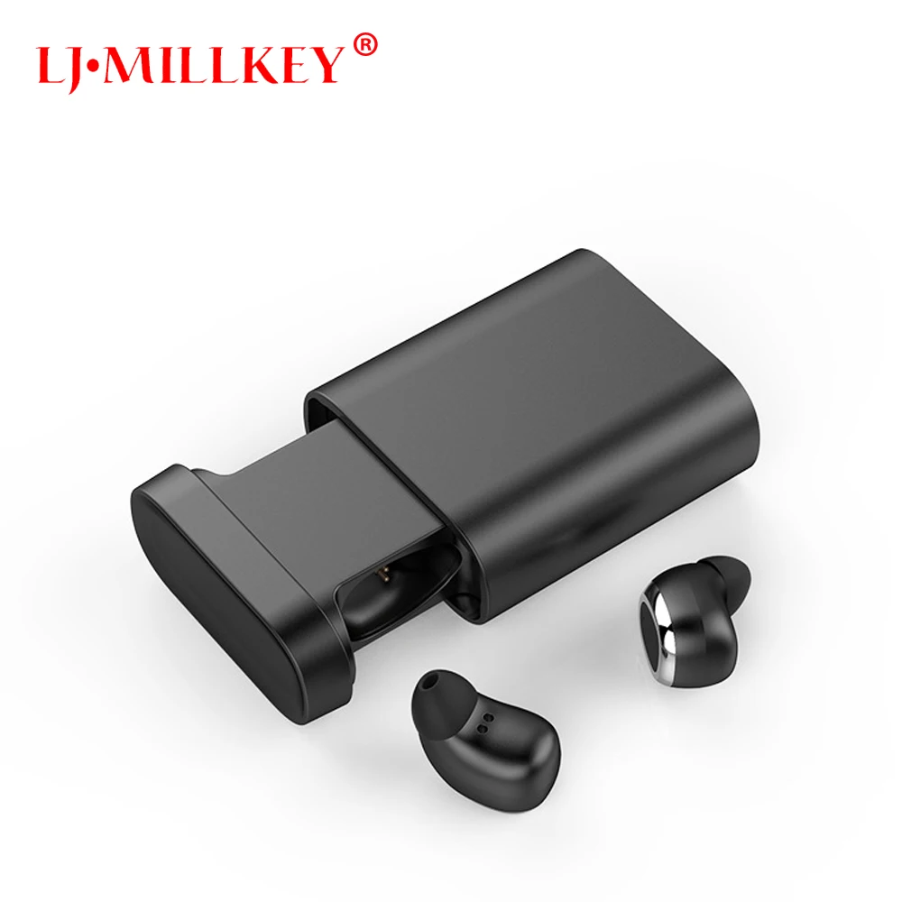 

2018 New Bluetooth V5.0 TWS Earphone True Wireless Stereo Earbud Waterproof SYLLABLE Bluetooth Headset for Phone YZ199