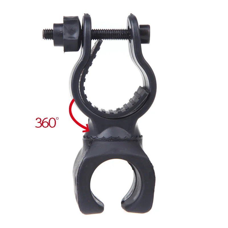 Cycling Bike 360° Bicycle Flashlight Mount Holder For Bicycle Torch Clip Clamp