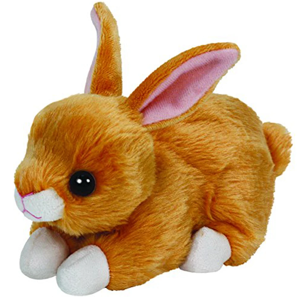 

Pyoopeo Ty Beanie Babies 6" 15cm Sweetie Pie the Bunny Plush Regular Stuffed Animal Rabbit Collectible Doll Toy with Heart Tag