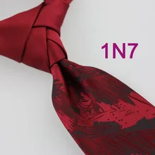 Yibei Coachella Для Мужчин's Галстуки бордовый узел w черный цветочный шикарный галстук-бабочка в стиле пэчворк галстук в деловом стиле качество галстук Gravata