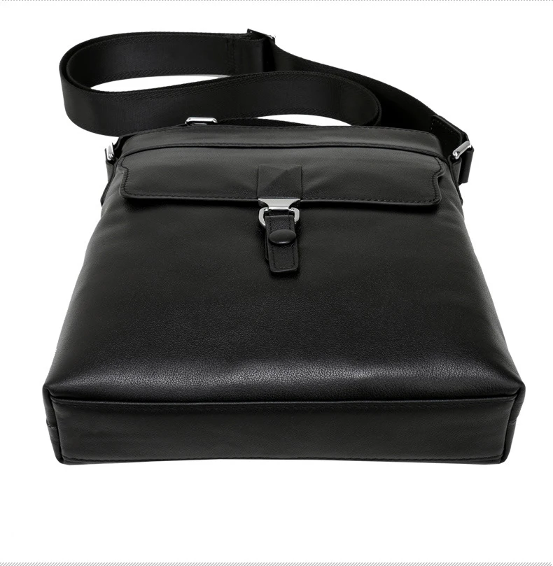 TIANHOO сумка-мессенджер, мужская сумка из натуральной кожи, модная сумка с замком через плечо и клапаном, сумка на плечо, книга/блокнот, карманы для мужчин
