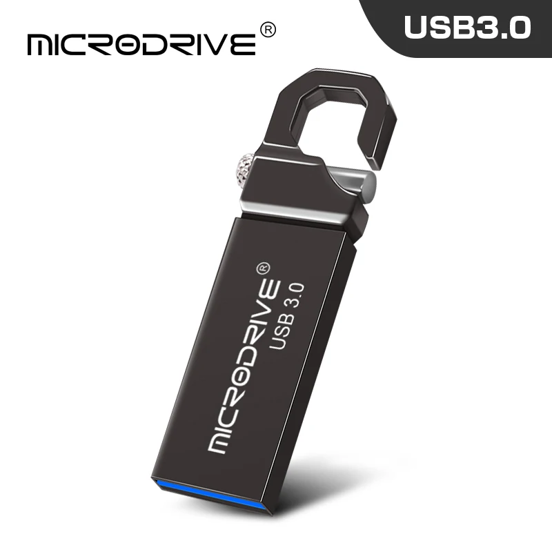 A+ speed USB 3,0, металлический флеш-накопитель, 16 ГБ, 32 ГБ, 64 ГБ, 128 ГБ, флешка, брелок, USB карта памяти, флеш-накопитель, диск, высокая скорость, USB3.0 - Цвет: Черный