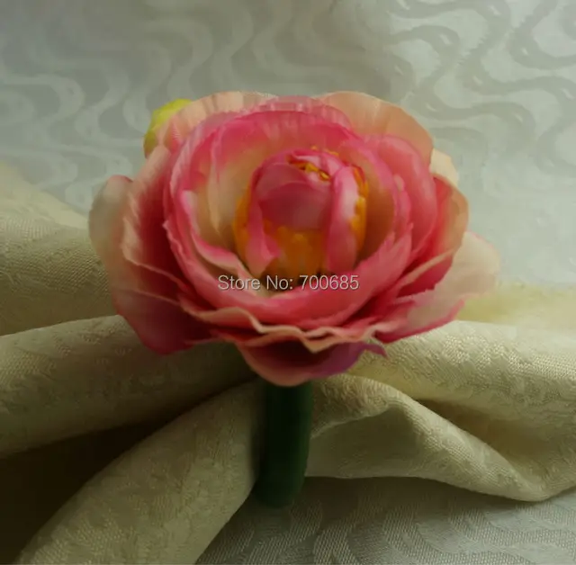 artificial silk flower napkin ring, napkin holderin Napkin Rings from