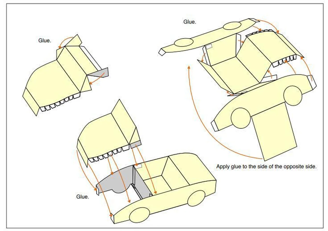 Гараж для машинок из картона своими руками схема