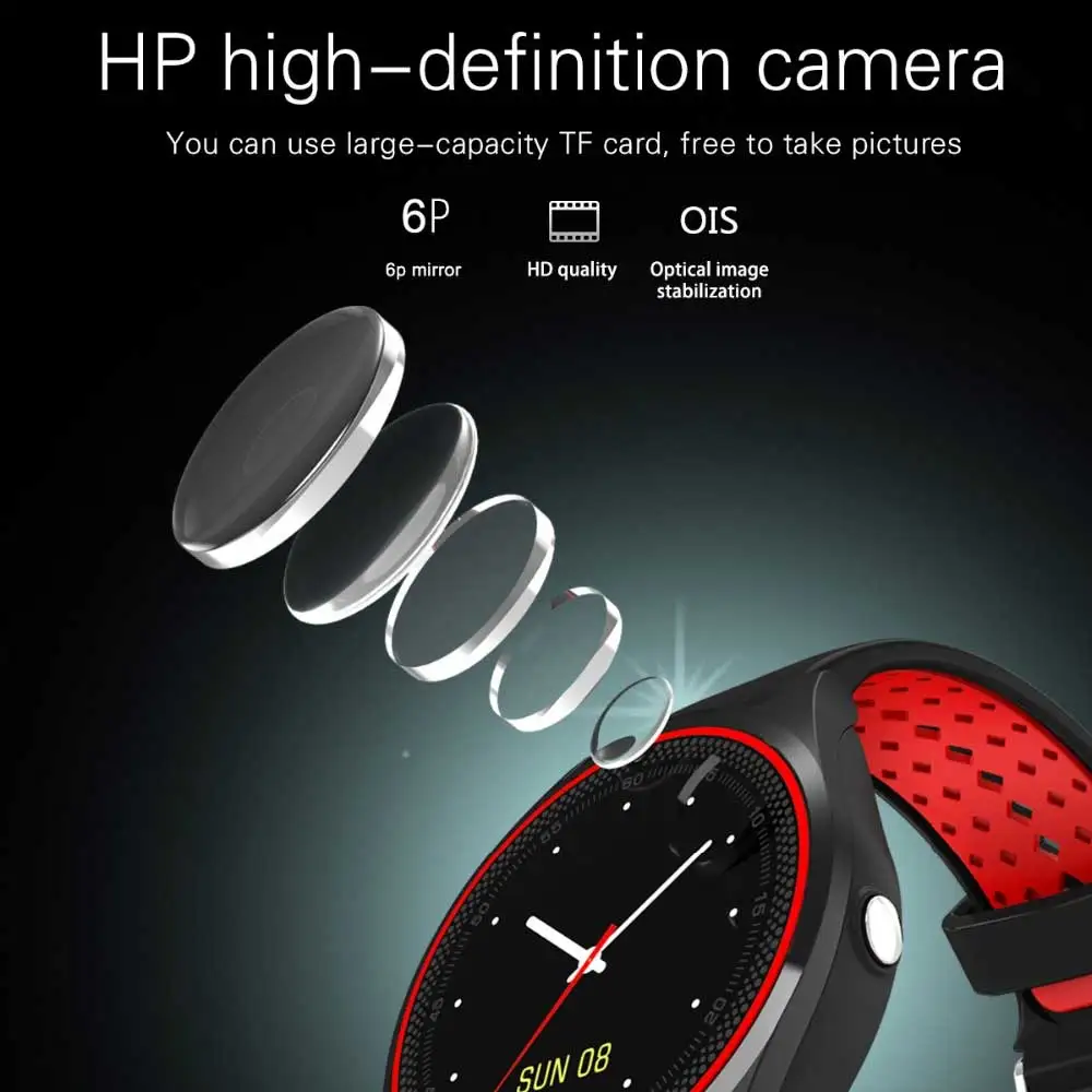 V9 Bluetooth Смарт-часы с камерой фитнес-трекер напоминание монитор сна циферблат/вызов SIM TF браслет карта pk dz09 A1 gt08