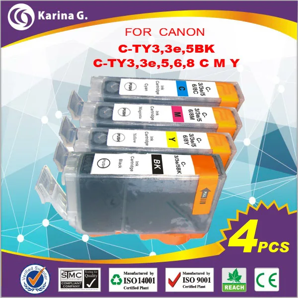 7PK весь набор дополнительных один черный принтер картридж для canon ip6000D I905D I950 I965 I990 I9100 BCI-6BK BCI6 C/M/Y BCI-6PM BCI-6PC