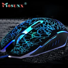 Ecosin2 Mosunx 2017 Professional Colorful Backlight 4000DPI Optical Wired Gaming Mouse Mice 17mar16