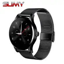 Умные часы Slimy K88H Smartwatch1.22 дюймов ips круглый экран Поддержка сердечного ритма монитор Bluetooth Smartwatch для IOS Android