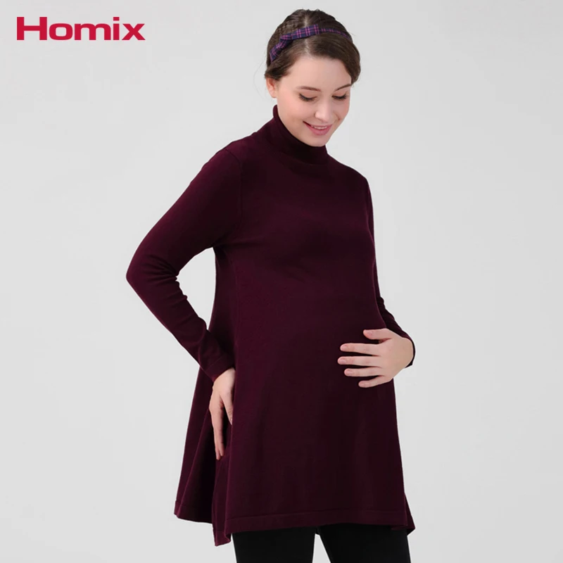 Maternity Sweater Dresses Pregnancy Winter Clothes For Pangnant Women