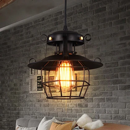 Loft Vintage Pendant Lamp American Style Hanging Lamp Creative Industrial Style Pendant Lighting Bar Edison Vintage Light