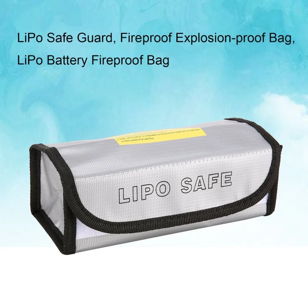 

Fire Retardant LiPo Battery Bag LiPo Safe Guard Charging Box Bag Sack Pouch Fireproof Explosion-proof for RC Model Drone Car