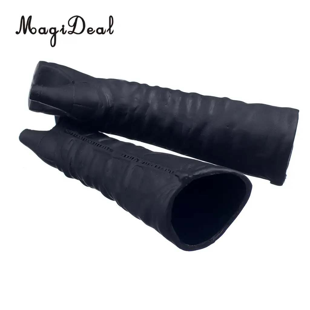MagiDeal Fashion 1Pair Black 1/6 Scale Rubber High Heeled Long Boots Shoes For 12 Inch Action Figure Body Party Stage Show Acce
