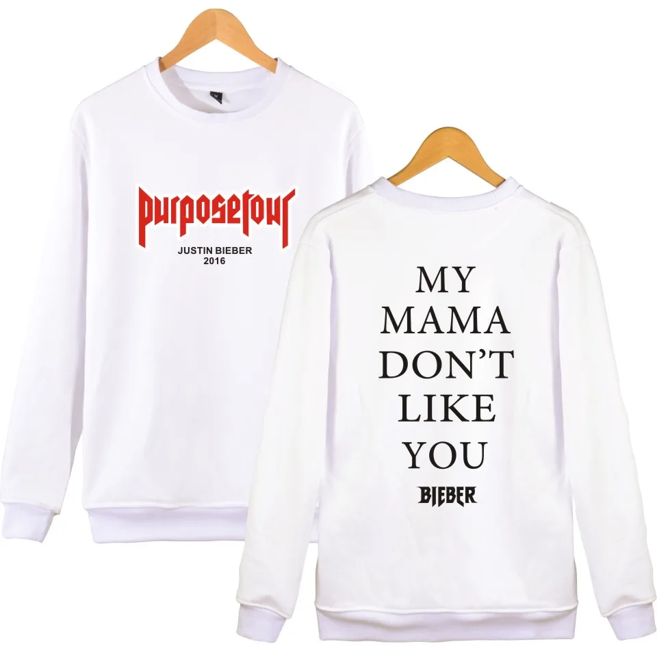 Aikooki Men Justin Bieber Capless Sweatshirt Hoodies Men/Women Casual Sweatshirts Autumn Winter Warm Plus Size Fashion Clothes