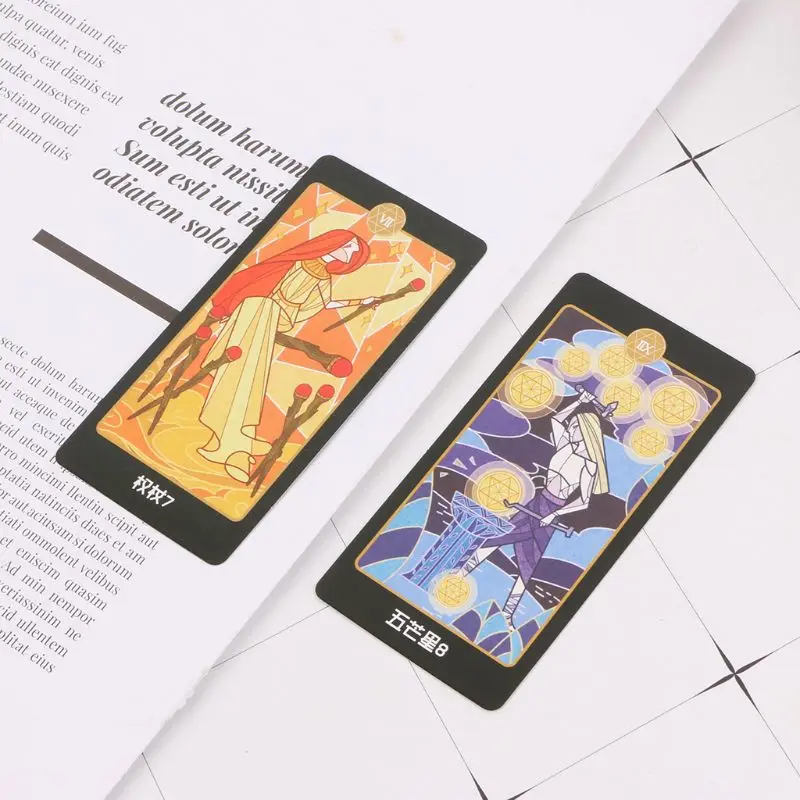 

Rider Tarot Cards With Colorful Box Mysterious Divination Astrology Board Game