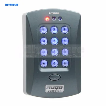 

DIYSECUR 125KHz Door RFID Keypad Proximity Reader Access Controller System + 10 Free Key Fobs Brand NEW