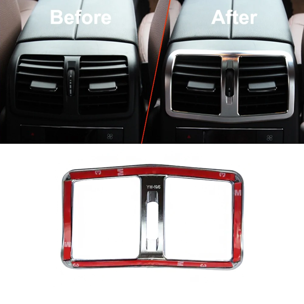 car styling accessories trim cover Rear air conditioning outlet Benz E200L E260L E300L-4