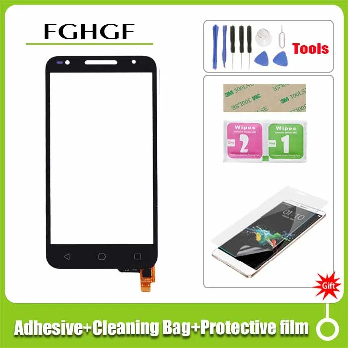 100% Протестировано Высокое качество для Alcatel U5 HD 5047D 5047I 5047U 5047Y OT5047 с сенсорным экраном Переднее стекло