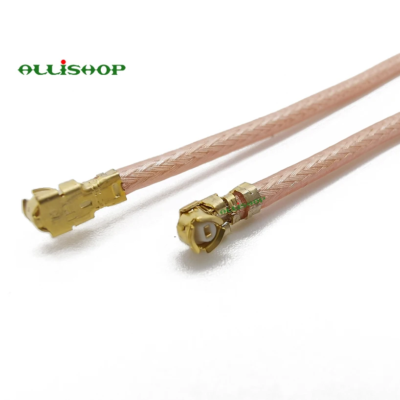 ALLISHOP 10 см RP SMA Jack к U. FL IPX IPEX RG178 кабель прямой RP SMA Female(штырь) к uFL/u. FL/IPX Соединительный пигтейльный кабель