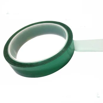 

Wozniak 5pcs Multi-function Green hot tape PET tape resistant to high temperature Polyester Masking Tape 33m Solvent resistance