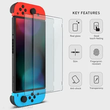 2 шт. плёнки для Nintend переключатель защитное покрытие 9h из закаленного стекла для экрана Защитная пленка кожного покрова nintendo переключатель NS интимные аксессуары