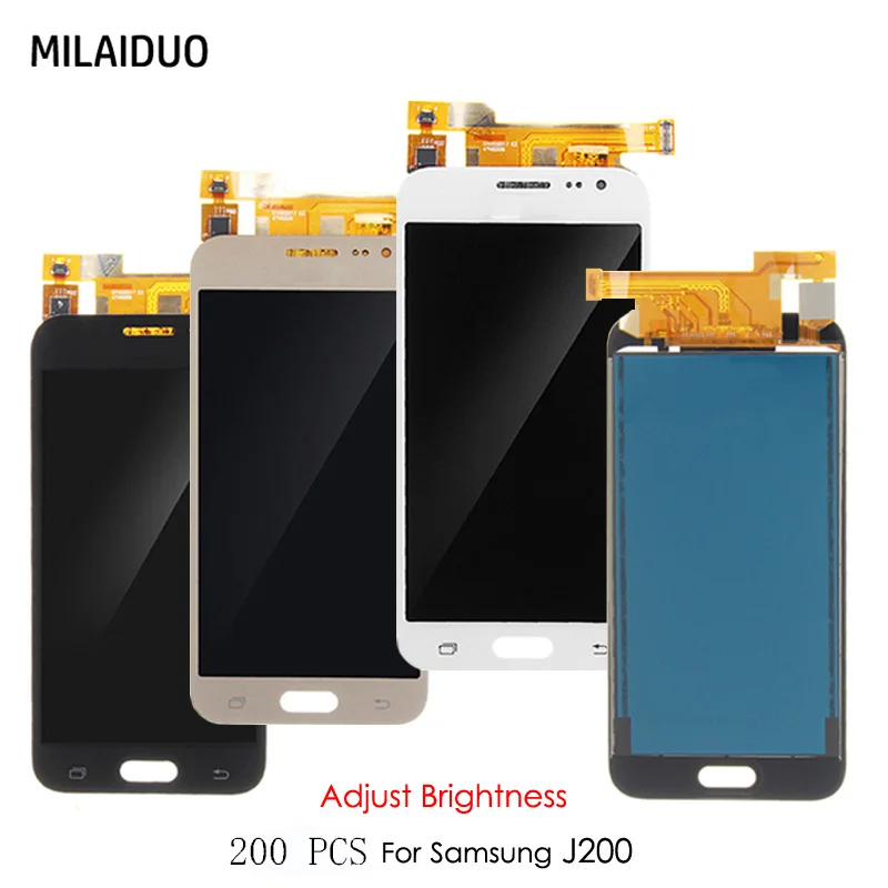 

TFT LCD Display For Samsung Galaxy J2 2015 J200 J200F J200H SM-J200FN Touch Screen Digitizer Adjustable Brightness Assembly
