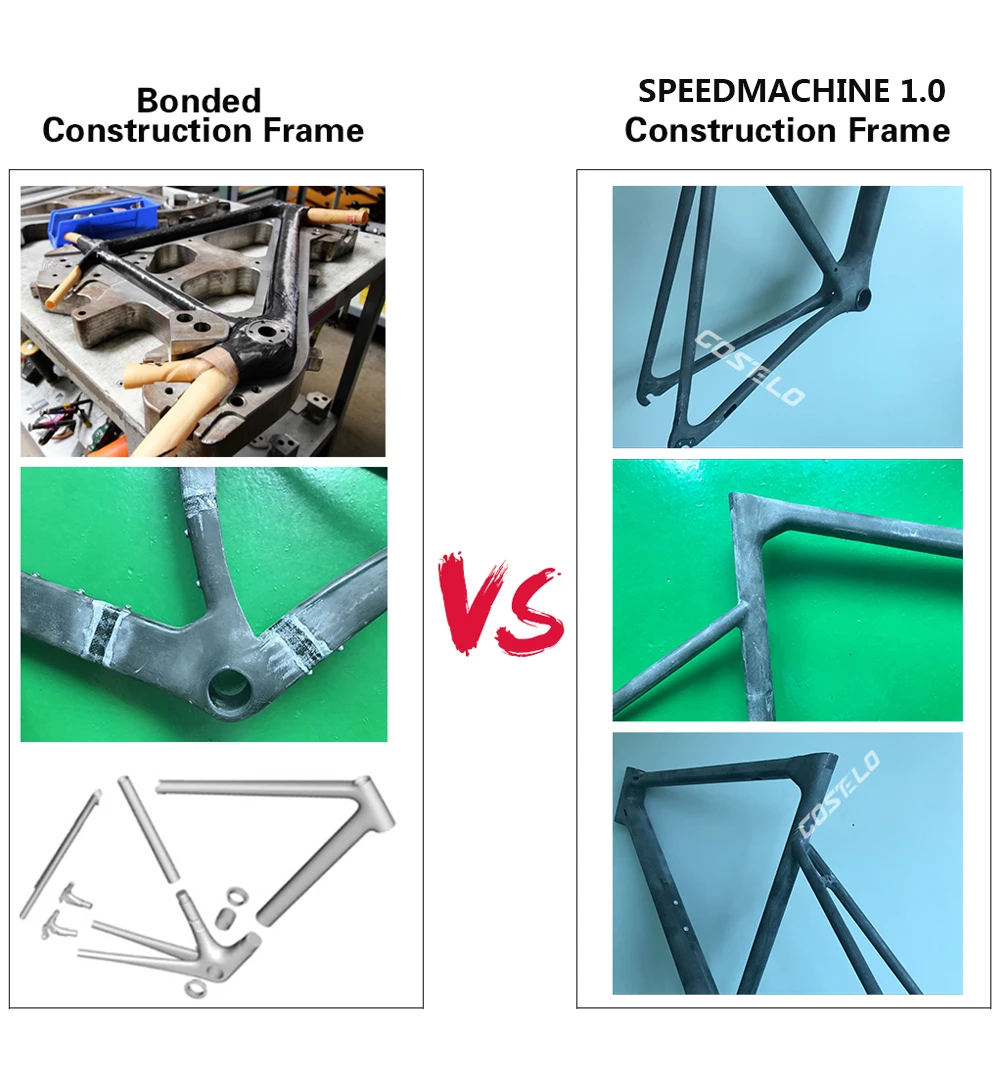 Discount 766g only Costelo Speedmachine ultra light carbon road bike frame Costelo bicycle bicicleta frame carbon fiber bicycle frame 4