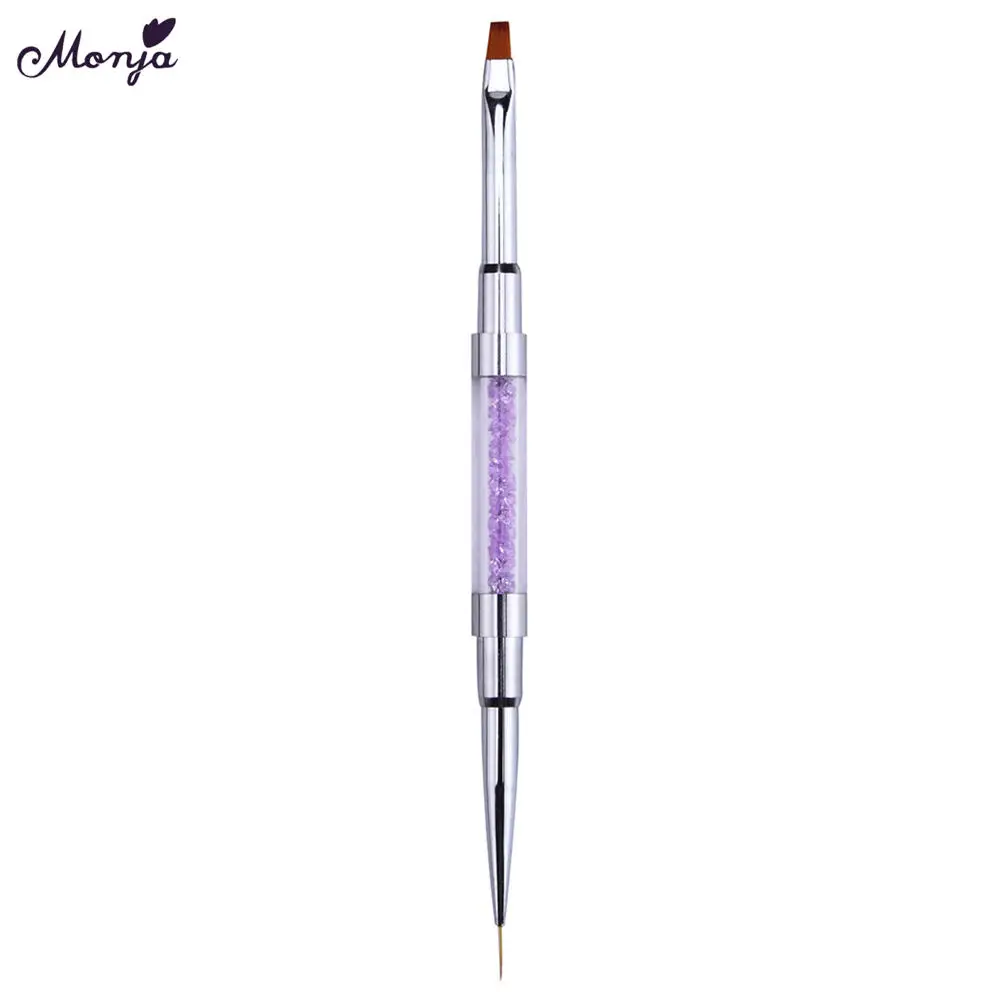 

1 Piece Dual-ended Nail Dotting Pen Carved Nail Art Liner Nail Art Acrylic UV Gel Extension Brush Drill Point Pen