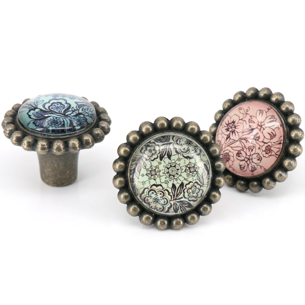 1x Antique Kitchen Cabinet Knobs Handmade Vintage Bronze Dresser knobs Dresser Pull Handle Decorative Furniture Hardware