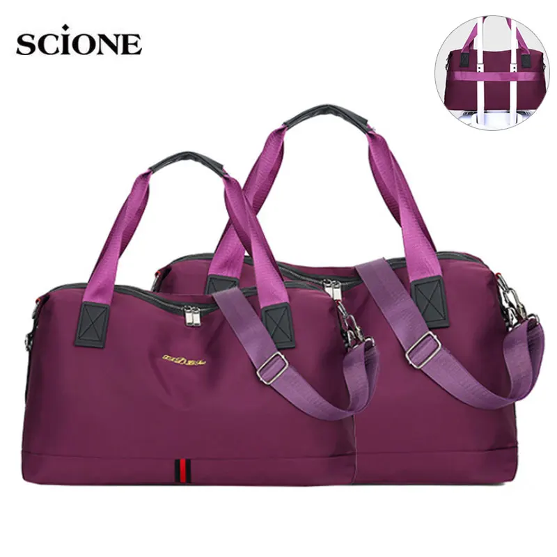 

Women Traveling Bags Yoga Gym Bag for Fitness Handbag Sports Waterproof Nylon Crossbody Sac De Sport Gymtas Tas Sporttas XA30A