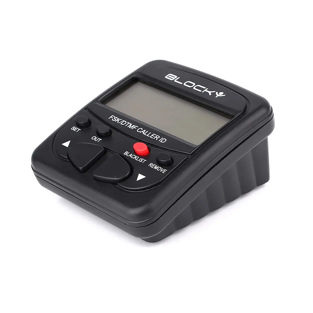 

Black ID-802 LCD Telephone Call Blocker Stop Spam Calls Safety Security