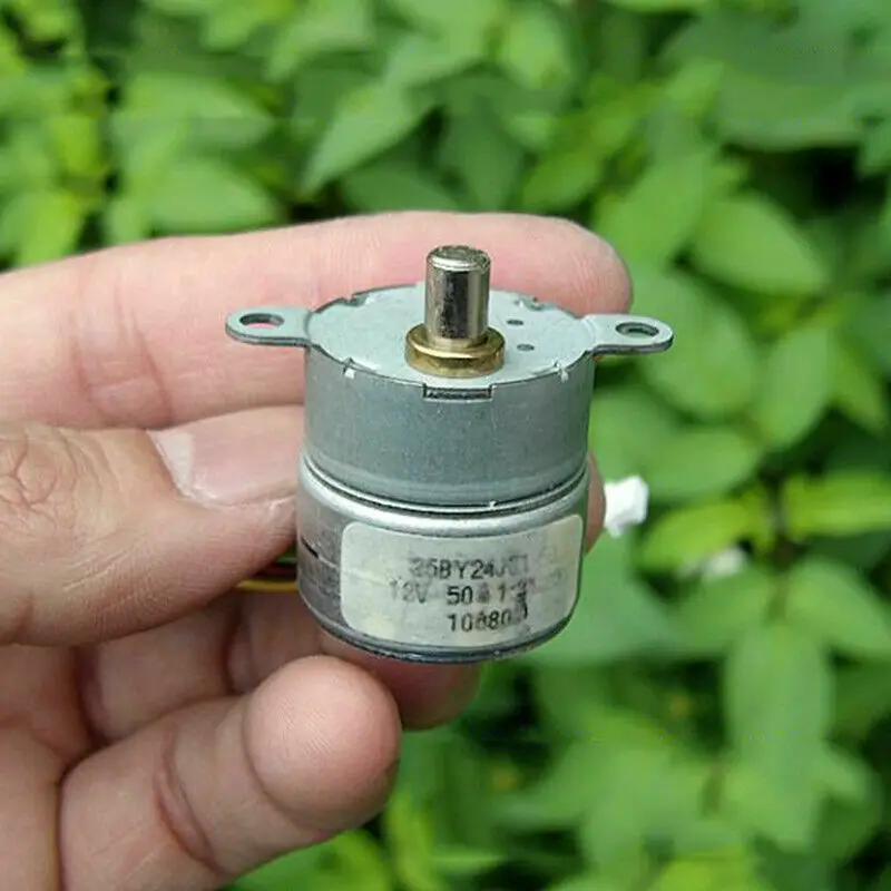 

Mini 25mm 2-phase 4-wire Gear Stepper Motor Precision Metal Gearbox Reducer Car Robot