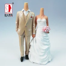 Wedding gift custom wedding Cake Topper Personalized Custom real doll custom clay dolls fixed resin body SR015