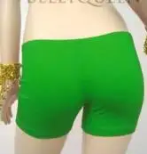 Новое поступление Леггинсы для танца живота анти опорожнение Короткие штаны 12 цветов - Цвет: green