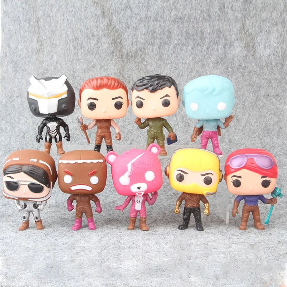 

9pcs/lot Fortnight Fortinet Action Figure Toy Battle Royale Game Fortnited Battle Royale Gift for Kid