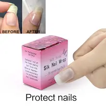 Nail Fiberglass & Silk Nail Wrap Nail Polish Gel Extension Guide Form False Nails Tools