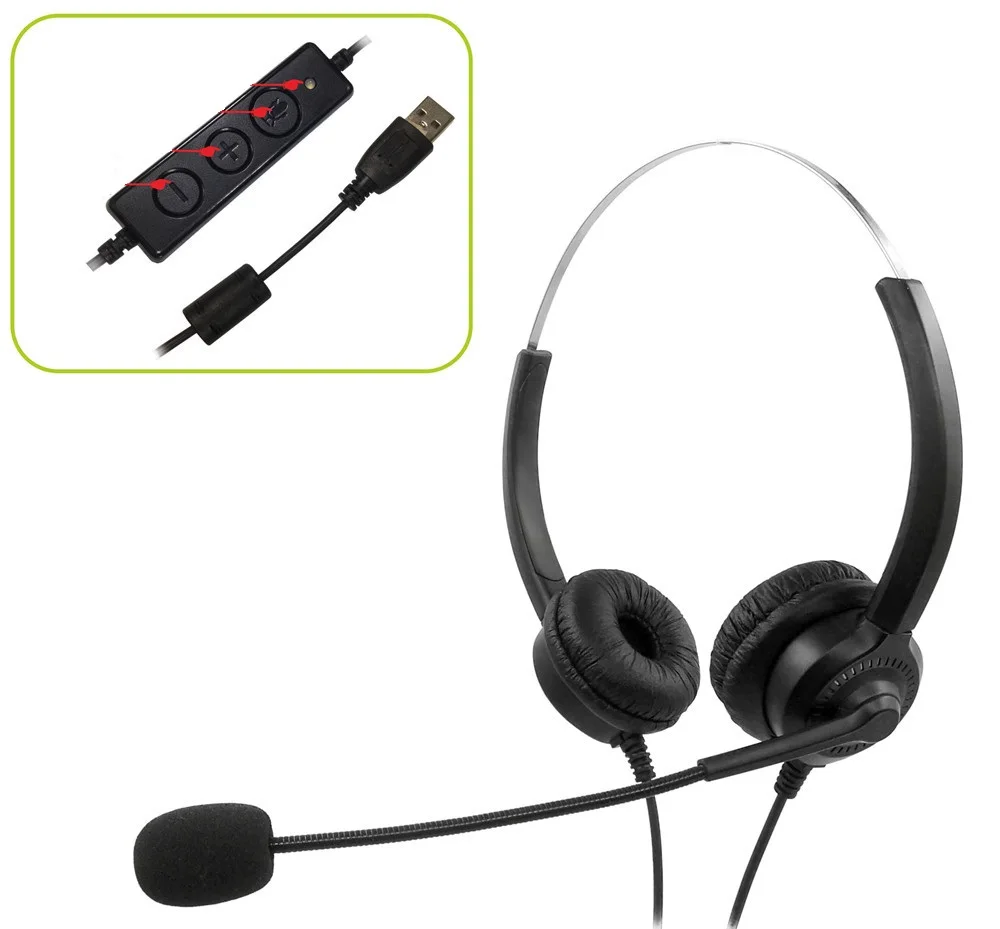Buy Comfortable Stereo headphones USB Cable Gaming