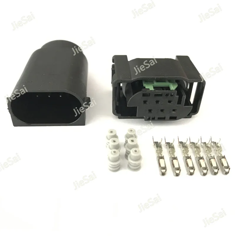 6 Pin 1 967587 3/1 968818 3 Женский Мужской акселератор педаль разъем для BENZ BMW автомобильный