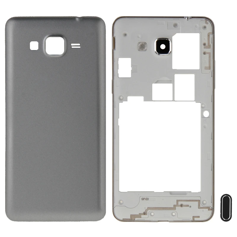 

Full Housing Cover (Middle Frame Bazel + Battery Back Cover) + Home Button for Galaxy Grand Prime / G530 (Dual SIM Card Version)