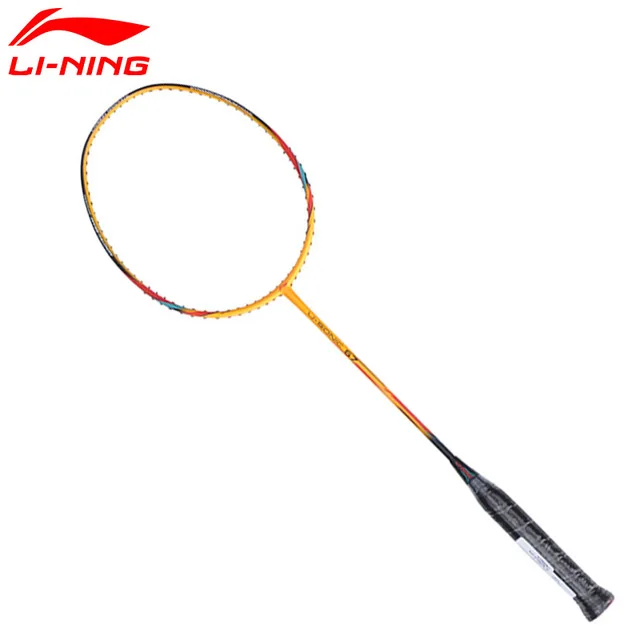 Li-Ning U-Sonic 27 ракетки для бадминтона одиночные ракетки из углеродного волокна профессиональные ракетки lining AYPM224 EAMJ17 - Цвет: AYPM228-1H