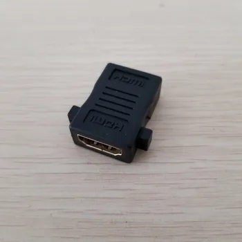 

10pcs/lot HDMI Type A 19Pin Adapter Female to Female Rectangle Style with Lock Pannel Mount Jack Black