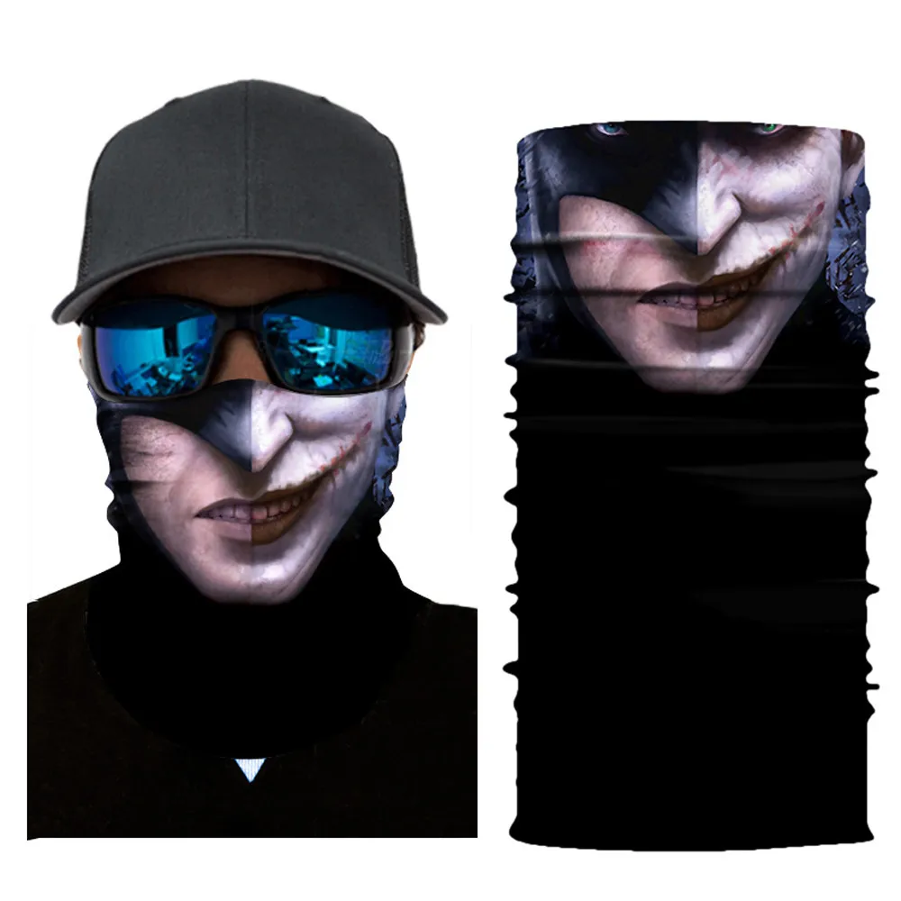 3D Лыжная маска Балаклава с принтом черепа Череп Велоспорт маска для сноубординга теплый шарф на шею Бандана с изображением масок для лица велосипед Балаклава Хэллоуин вечерние# Y