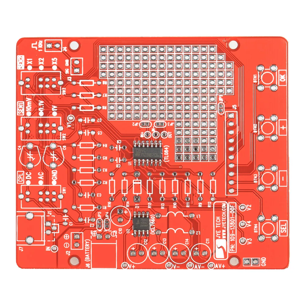 JYE Tech DSO138 Мини цифровой осциллограф DIY Kit SMD части логического анализатора предварительно припаянный электронный Обучающий набор 1MSa/s 0-200 кГц