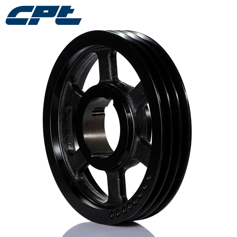 CPT Cast Iron SPA v belt sheave pulley, 3 Groove, 285.5 outside diameter, 280mm pitch diameter
