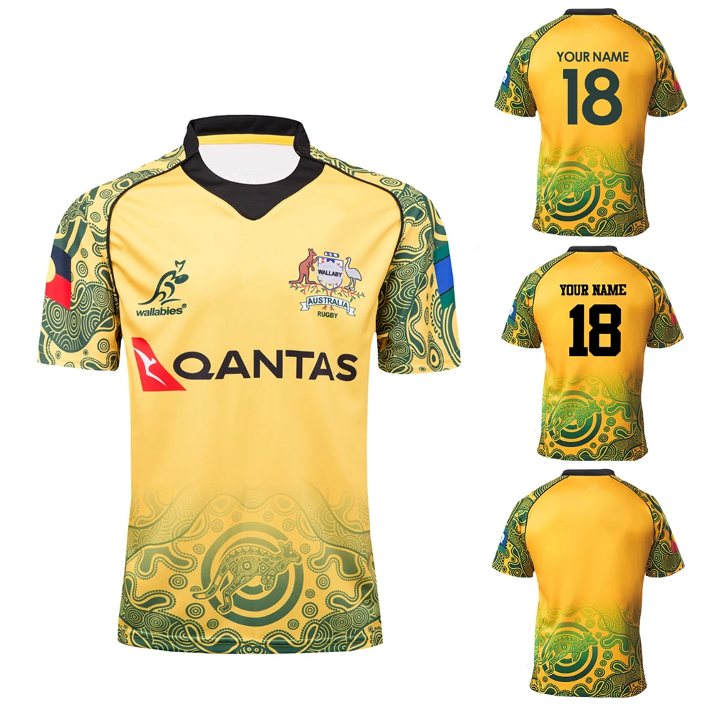 مخصص اسم و لكم رقم 2019 أستراليا الولب الأصليين جيرسي الرجبي جيرسي الدوري قميص الكنيغرات الاسترالية قمصان s-3xl مخصص اسم و لكم رقم 2019 أستراليا الولب الأصليين جيرسي الرجبي جيرسي الدوري قميص الكنيغرات الاسترالية قمصان s-3xl