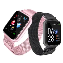Q3 плюс Bluetooth Смарт-часы модные женские монитор сердечного ритма фитнес-трекер Smartwatch Приложение Поддержка для Android IOS pk Q8 Q9